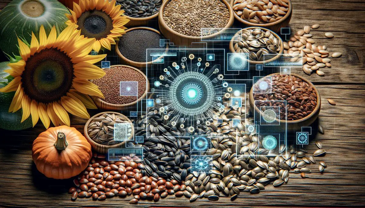 Image of various seeds, symbolizing the importance of seed values in AI applications